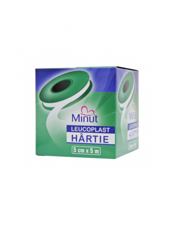 Altele - Minut Leucoplast hartie 5cmx5m, 1 bucata