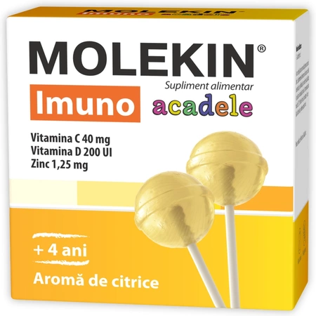PRODUSE - Molekin Imuno 4 Ani +, 12 acadele Zdrovit
