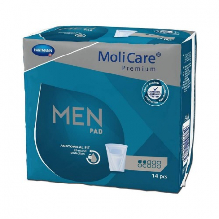 Merg la baie des... - MoliCare Premium Men Pad tampoane incontinenta barbati, 14 bucati