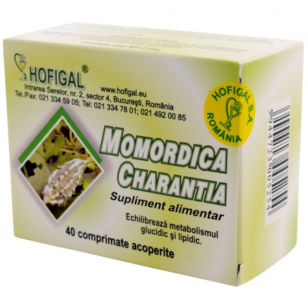 Boli hormonale și de nutriție - Momordica Charantia, 40 comprimate