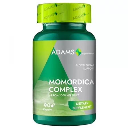 Multivitamine si minerale adulti - Momordica Complex 300 mg 90 capsule Adams Vision