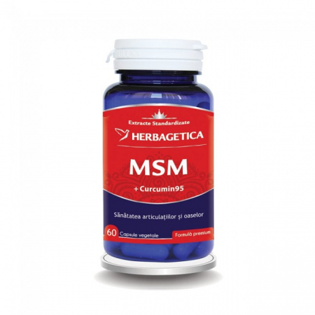Suplimente alimentare - MSM + Curcumin95, 60 capsule