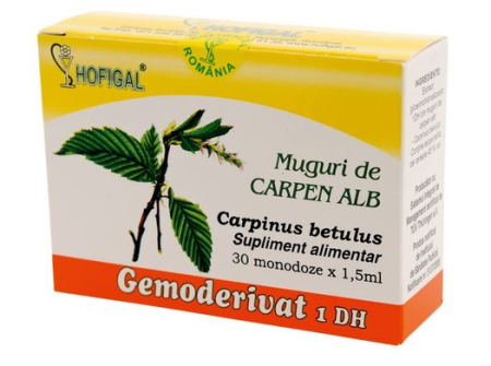 Tincturi si Gemoderivate - Muguri Carpen Alb Gemoderivat X 30Mdz - Hofigal