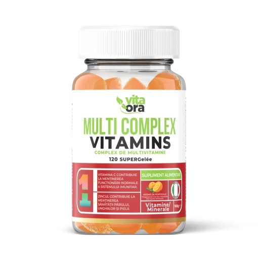 Multivitamine si minerale adulti - Multicomplex Vitamine X 120 jeleuri VitaOra
