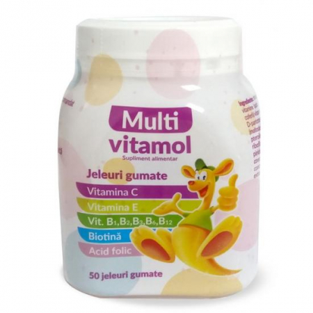 Puiul mamei - Multivitamol Jeleuri Gumate X 50 Bucati