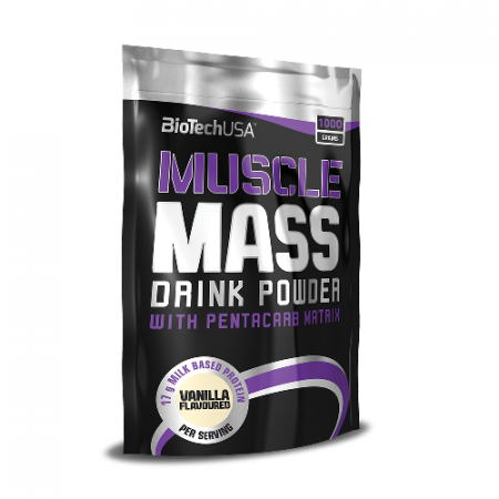 PRODUSE - Muscle mass vanilla pudra, 1000 g