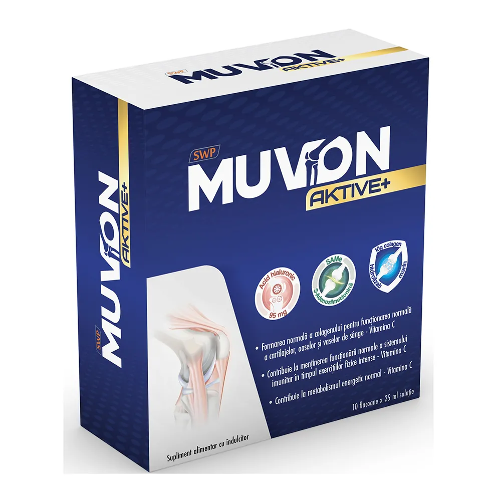 Incontinență urinară - Muvon Active+ 25ml, 10 flacoane