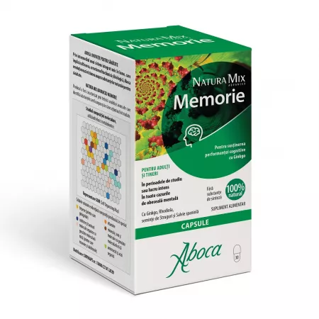 Vreau să țin minte! - Natura Mix Advanced Memorie , 30 capsule