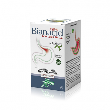 PRODUSE - NeoBianacid aciditate si reflux, 45 comprimate masticabile