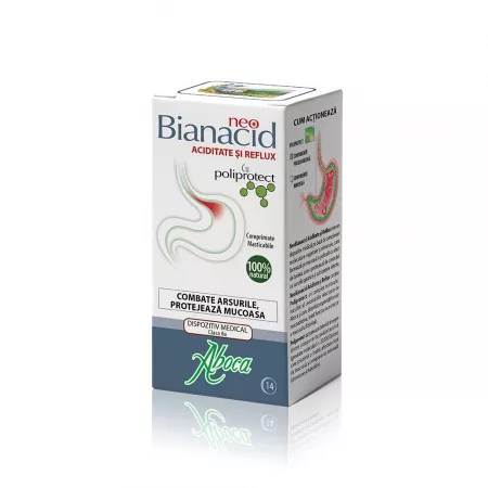 PRODUSE - NeoBianacid pentru aciditate si reflux , 14 comprimate