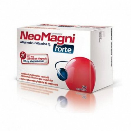 Produse autohtone - NeoMagni forte, 50 comprimate