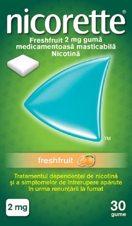 Antitabac - Nicorette FreshFruit 2mg 30gum.med.mast