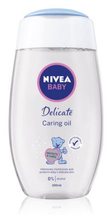 PRODUSE - Nivea baby Ulei de corp pentru ingrijire delicata, 200 ml