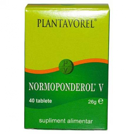 PRODUSE - Normoponderol V, 40 tablete