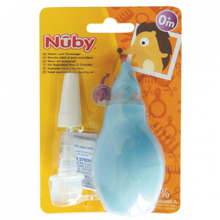 PRODUSE - Aspirator Nazal Si Pompita Pentru Ureche Nuby X 1Set