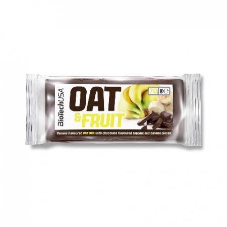 PRODUSE - Oat & fruit chocolate banana baton, 70 g
