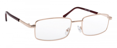 Ochelari de citit - Ochelari de citit Brilo 064-B +2.00, Auriu