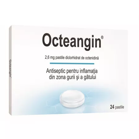 Dureri de gat - Octeangin 2.5Mg X 24 Pastile