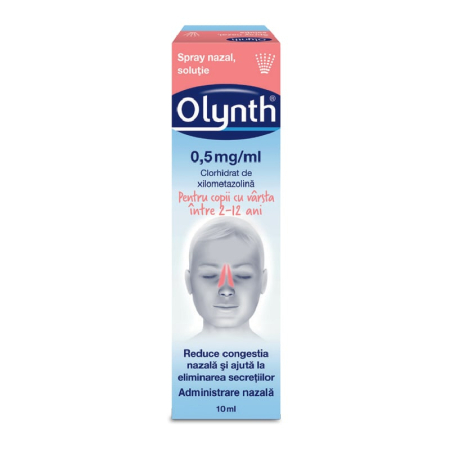 Sistemul Respirator - Olynth 0,5 Mg/Ml Spray Nazal, Solutie, 10 Ml