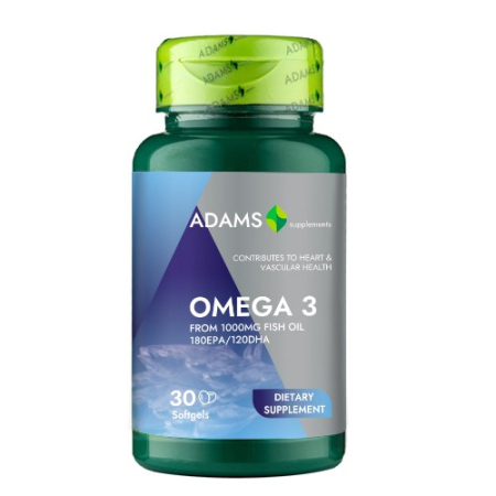 Cardiologie - Omega 3 1000 mg 90 capsule Adams Vision