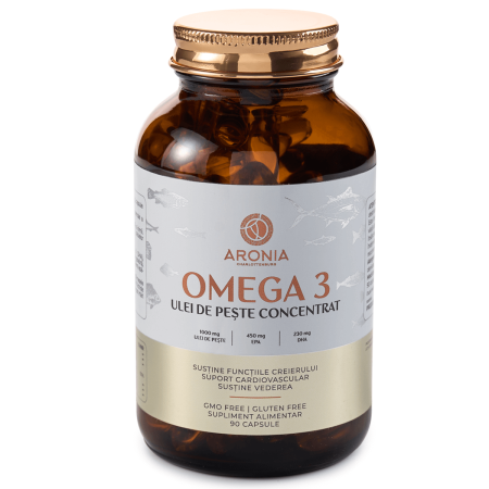 Alimente - Omega 3 - 1000mg, 450 EPA - 230 DHA, 90 capsule