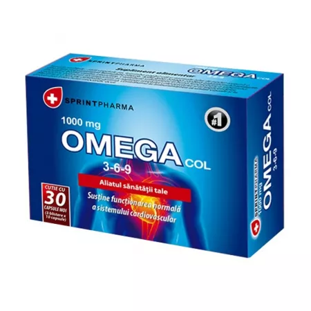 PRODUSE - Omega Col 3-6-9 , 30 Capsule