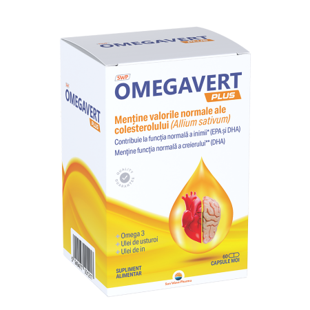Protectie Solara - Omegavert Plus X 60Cps.Moi - Sun Wave