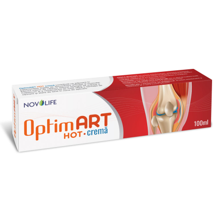 Igiena corpului - OptimArt Hot Crema X 100ML - NovoLife