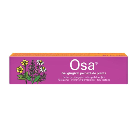 Multivitamine si minerale copii - Osa gel gingival pe baza de plante x 20g