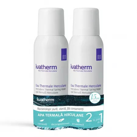 PRODUSE - Ivatherm Apa termala Herculane 100 ml, pachet 1+1