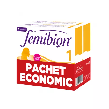 Aștept un bebeluș! - Pachet Femibion 1 Planificare si Sarcina, 2 x 28 comprimate