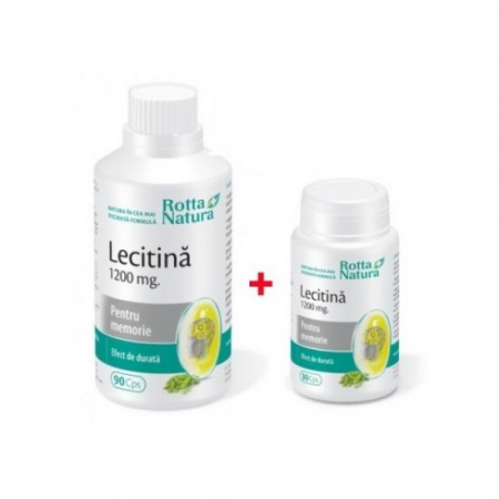 Vreau să țin minte! - Lecitina 1200Mg X 90+30 Capsule