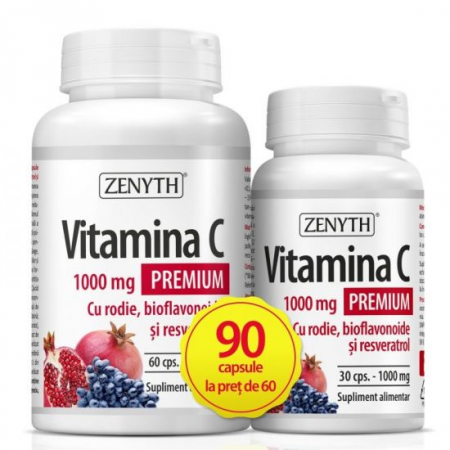 Imunitate - Vitamina C Premium 1000Mg X 60+30 Capsule