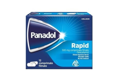 Ameliorare simptome raceala si gripa - Panadol Rapid X 12Cpr.Film