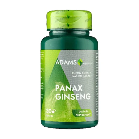 Circulatie - Panax Ginseng Adams Vision 1000 mg, 30 capsule