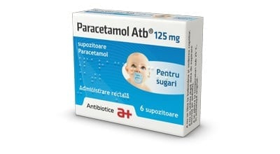 Medicamente OTC  - Paracetamol 125Mg X 6 Supozitoare