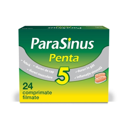 Solutii nazale - Parasinus Penta X 24Cpr