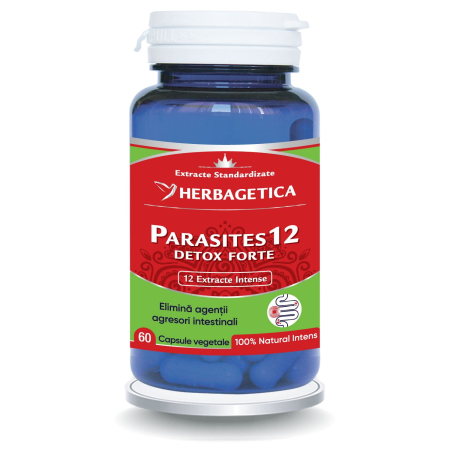 Paraziti intestinali - Parasites 12 X 60Cps 1Cut+1Cut-50% - Herbagetica
