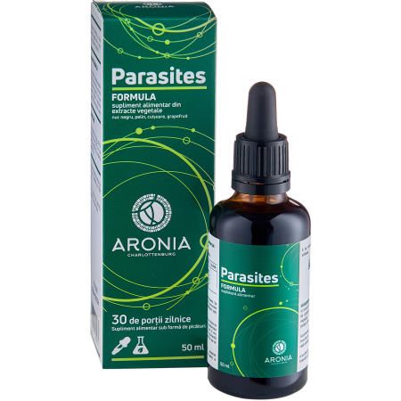 Tincturi Si Gemoderivate - Parasites Formula - formulă avansată cu proprietăți antiparazitare, antibacteriene, antifungice și antiseptice