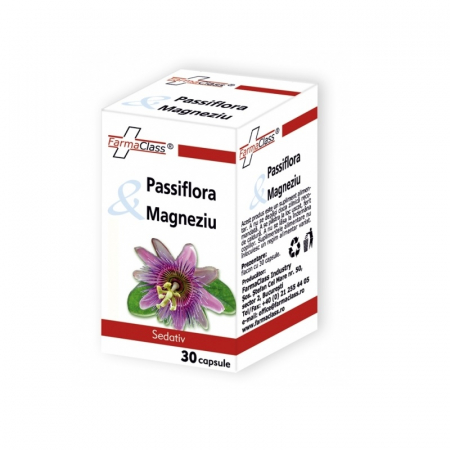 PRODUSE - Passiflora & Magneziu, 30 capsule