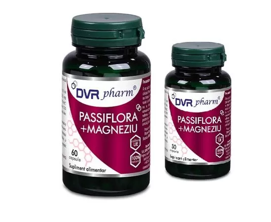 Oferte și reduceri - Passiflora + Magneziu Pachet 60 capsule + 30 capsule