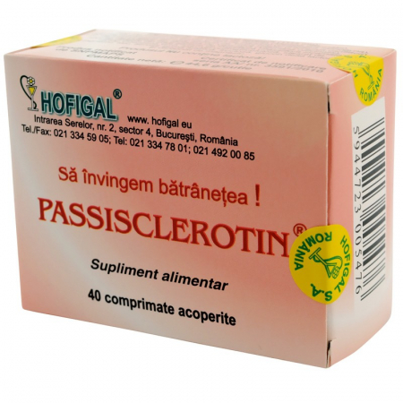 PRODUSE - Passisclerotin, 40 comprimate