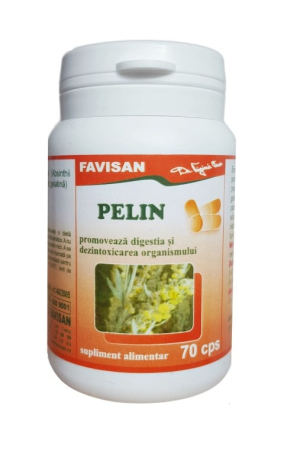 Protectie si Detoxifiere Hepatica - Pelin 70 capsule Favisan