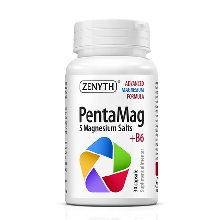 Vitamine Si Suplimente - Pentamag 30 capsule Zenyth