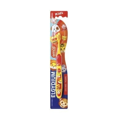 Periute de dinti si accesorii - Periuță de dinți Elgydium Kids Emoji 2-6 ani, 1 bucată