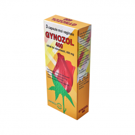 Circulatie periferica deficitara - Gynozol 400mg , 3 capsule moi