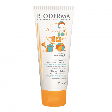 Altele - Bioderma Photoderm kid SPF 50+ lapte colorat pentru protectie solara, 100 ml