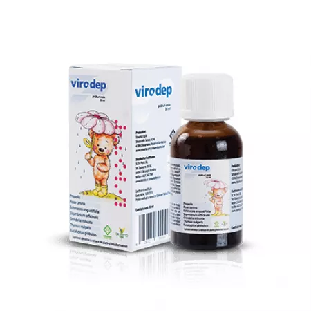 Multivitamine si minerale copii - Picături orale pentru copii Virodep 30 ml Dr. Phyto