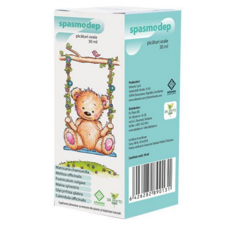 Multivitamine si minerale adulti - Picături orale Spasmodep 30 ml Dr. Phyto