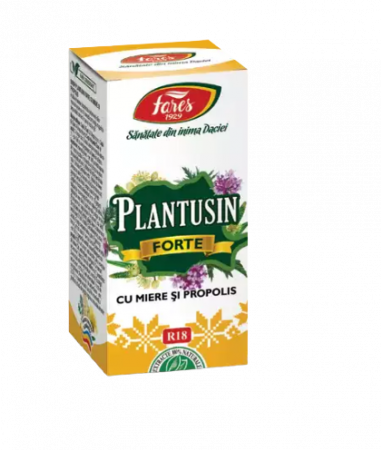 Altele - Plantusin forte cu miere si propolis sirop (R18), 100 ml